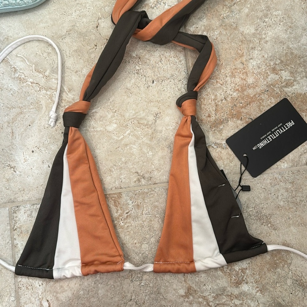 Pretty little thing bikini top with tags